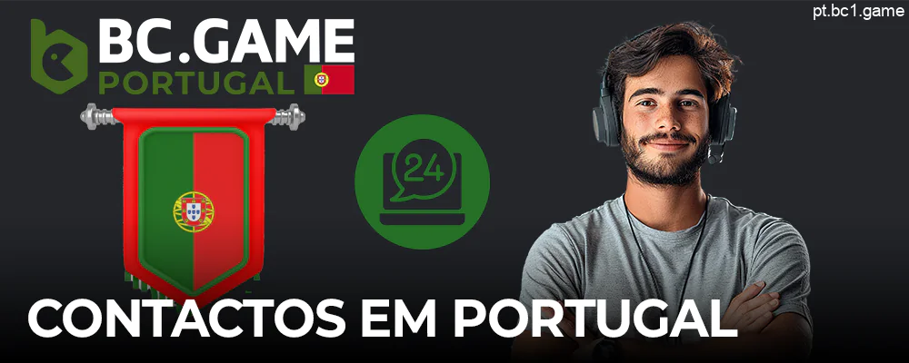 Contactar o serviço de apoio BC.Game